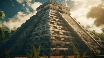 Pyramid kukulcan. . photo
