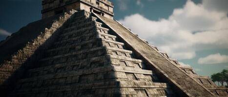 Pyramid kukulcan. . photo