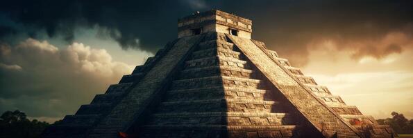 Pyramid kukulcan. . photo