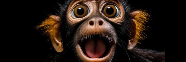 Surprised monkey. . photo