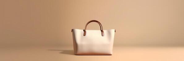 A stylish bag with a trend and an attractive background. . photo