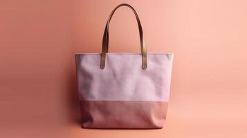 A stylish bag with a trend and an attractive background. . photo