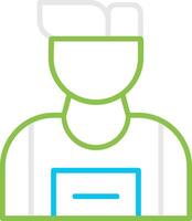 Worker Creative Icon Design vector