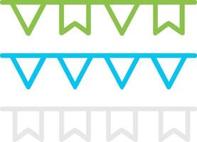 Pennant Creative Icon Design vector