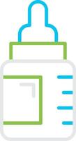 Feeding Bottle Creative Icon Design vector