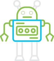 Robot Creative Icon Design vector