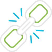 Link Creative Icon Design vector