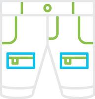 Shorts Creative Icon Design vector