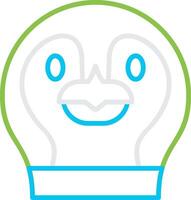 Penguin Creative Icon Design vector