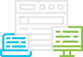 Responsive Design Creative Icon Design vector