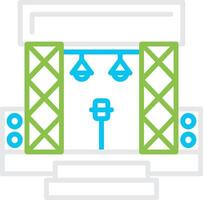 Stage Creative Icon Design vector