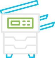 Copy Machine Creative Icon Design vector