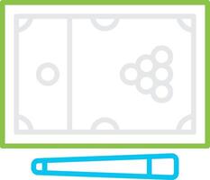 Snooker Creative Icon Design vector