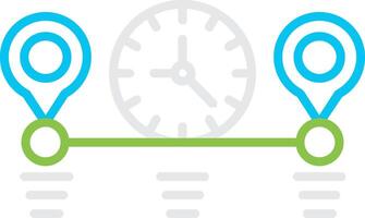 Time Line Creative Icon Design vector