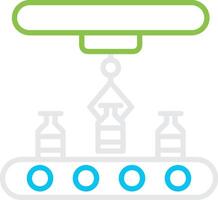 Conveyor Belt Creative Icon Design vector