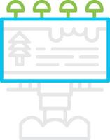 Billboard Creative Icon Design vector