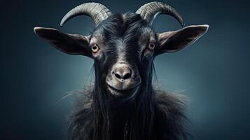 Gothic goat. . photo
