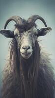 Gothic goat. . photo