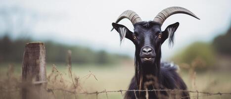Gothic goat. . photo