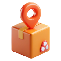 caja con rosado marca 3d hacer png