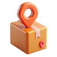 caja con rosado marca 3d icono png