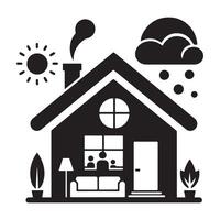 Home vectors silhouette