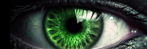 Green eye. . photo