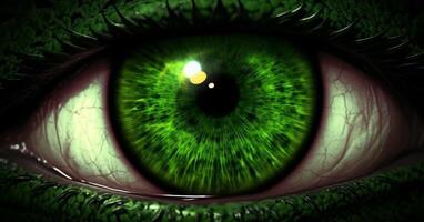 Green eye. . photo
