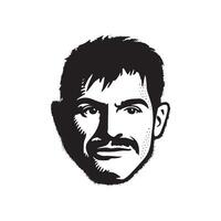 set of barber silhouette design vector