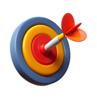 Target Dart 3d Graphic png