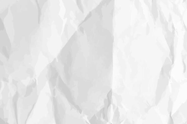 White clean crumpled paper