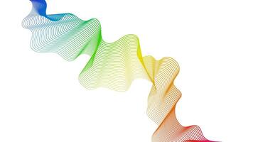 Abstract backdrop with wave gradient lines vector