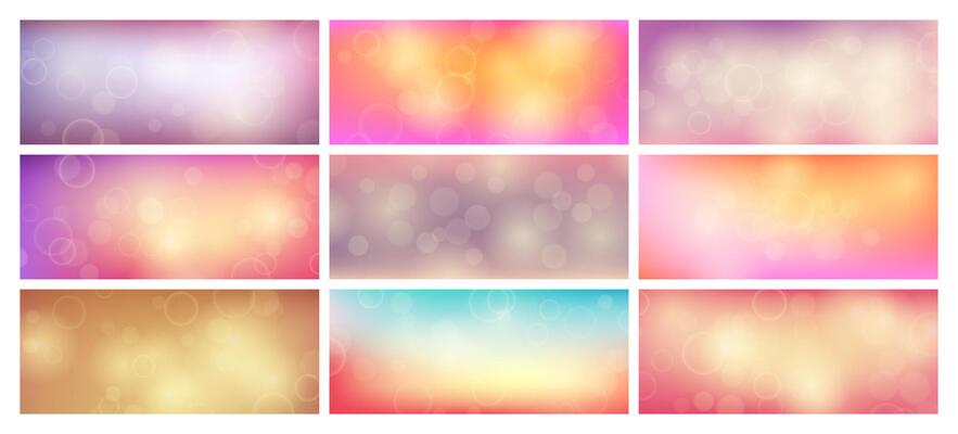 Abstract background with blur bokeh light effect