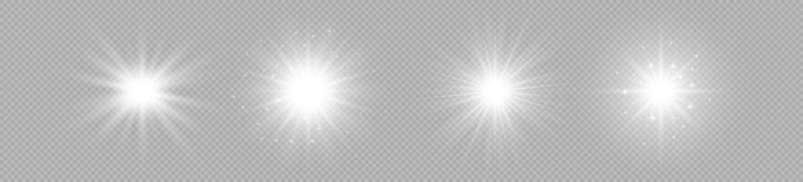 Light effect of lens flares vector