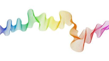 Abstract backdrop with wave gradient lines vector