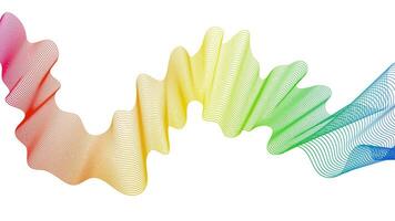 Abstract backdrop with wave gradient lines vector