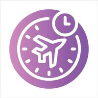 flight in flat design style vector