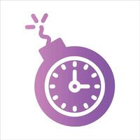 deadline in flat design style vector