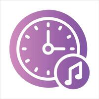 alarm in flat design style vector