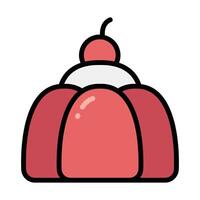 Simple Jelly colorful icon Illustration. The icon illustration can be used for websites, print templates, presentation templates, illustrations, etc vector