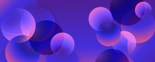 Abstract Background with Circles in Colorful Gradient Style. Cover, Banner or Layout Design Template for Identity, Branding, Advertising or Promotion vector