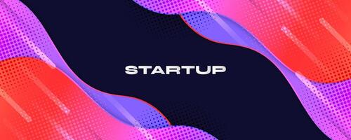 Creative and Colorful Abstract Background with Modern Technology Concept. Cover, Banner or Layout Design Template for Identity, Branding, Advertising or Promotion vector