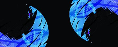 Abstract Vibrant and Colorful Gradient Brush Background with Halftone Effect. Grunge Sport Banner Design. Brushstroke Illustration vector
