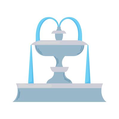 Water fountain icon clipart avatar logtotype isolated illustration