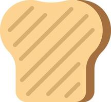 bread slice icon illustration vector