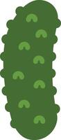 a green cactus with many small holes vector