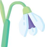 snowdrop illustration design vector