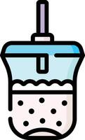 mik tea illustration design vector