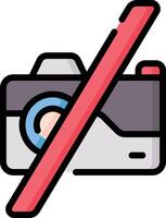 no camera illustration vector
