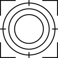 target illustration design vector